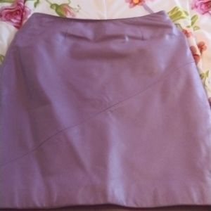 Leather skirt